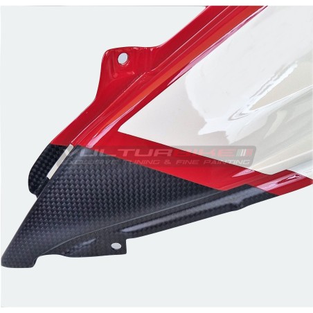 Cubierta del tanque de carbono y paneles laterales Diseño Pikes Peak - Ducati Multistrada V4