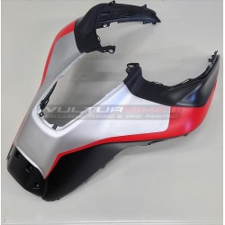 Cubierta del tanque de carbono efecto aluminio cepillado - Ducati Multistrada V4 / V4S