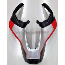 Cubierta del tanque de carbono efecto aluminio cepillado - Ducati Multistrada V4 / V4S