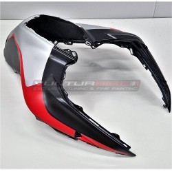 Cubierta del tanque de carbono efecto aluminio cepillado - Ducati Multistrada V4 / V4S