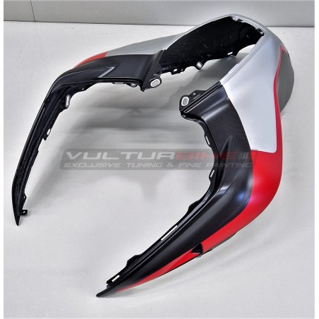 Tapa del depósito de carbono efecto aluminio cepillado - Ducati Multistrada V4 / V4S