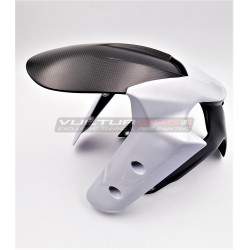 Guardabarros delantero de carbono - Multistrada V4S (BLANCO ICEBERG)