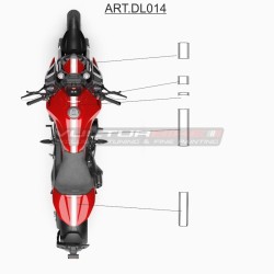 Kit adesivi stripe design - Ducati Diavel V4