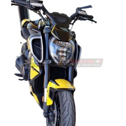 Complete yellow and graphite sticker kit - Ducati Diavel V4