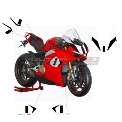 Kit de pegatinas con el número 1 - Ducati Panigale V4 / V4S