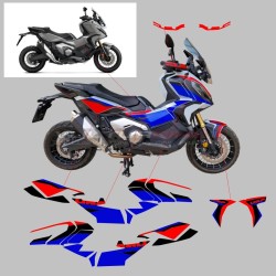 Graphiques d’autocollants complets de conception personnalisée - Honda X ADV 750