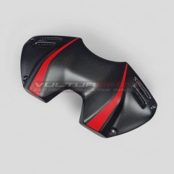 Carbon fiber battery cover with air intakes - Ducati Panigale V4