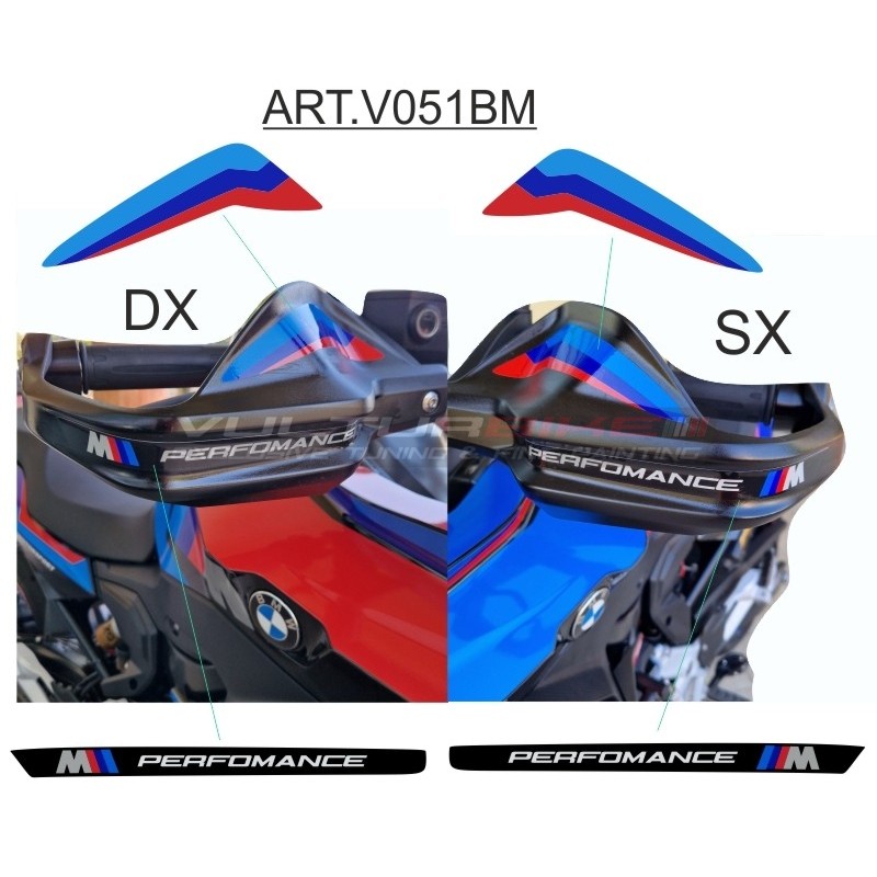 Custom design handguard stickers kit - BMW