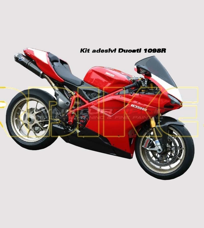 Ducati 1198r Motorrad Aufkleber Rot - Star Sam