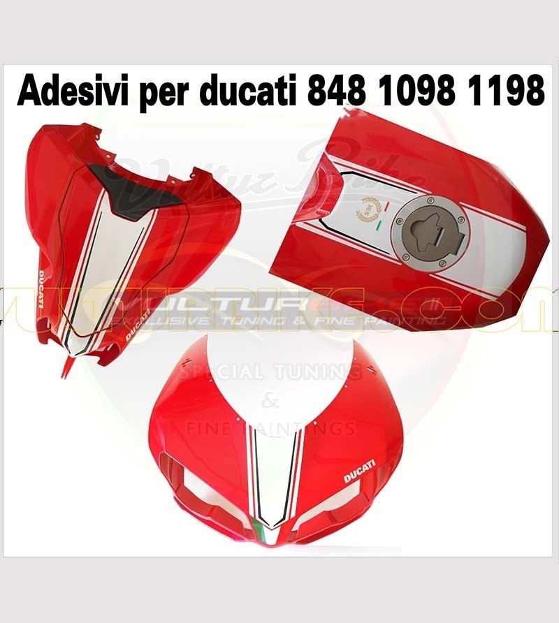 Kit adesivi fascia - Ducati 848/1098/1198