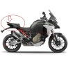 Pigtail mit Griff der RS-Version für Ducati Multistrada V4S Aviator Grey