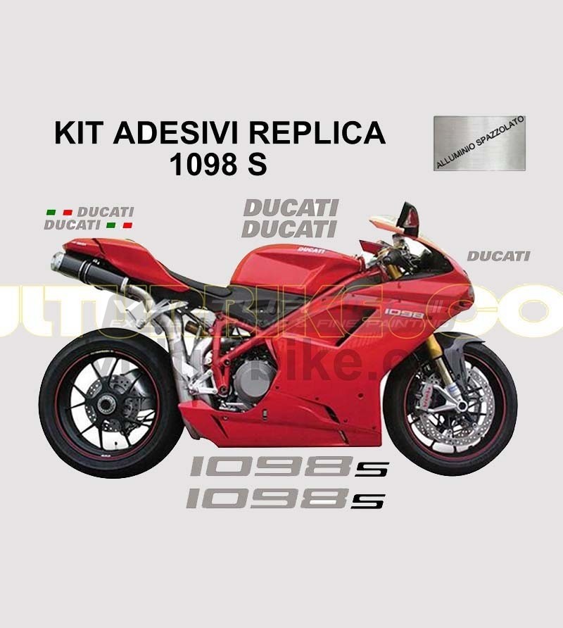 Kit de pegatinas réplica de color original - Ducati 1098