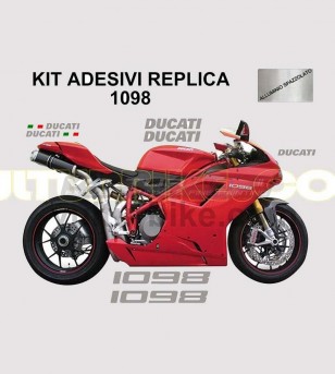 Kit de pegatinas réplica de color original - Ducati 1098