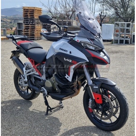 Pannelli laterali originali personalizzati - Ducati Multistrada V4 / V4S IC White 