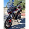 Brushed aluminium effect carbon panels - Ducati Multistrada V4 / V4S