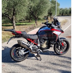 Carbonplatten mit gebürstetem Aluminiumeffekt - Ducati Multistrada V4 / V4S