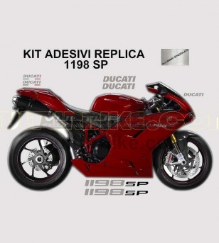 Kit adesivi originali replica colorati - Ducati 1198/1198S/1198SP
