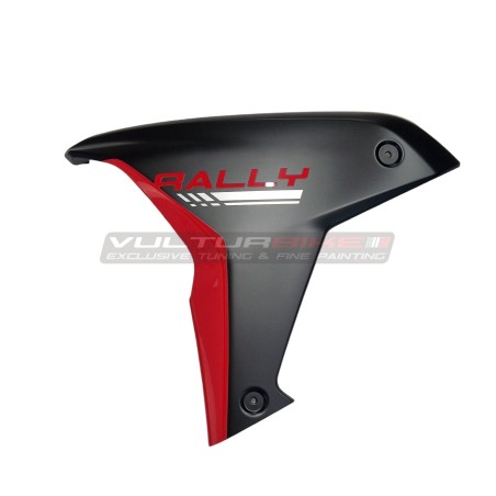 Panneaux latéraux d’origine version rouge / noir mat - Ducati Multistrada V4 Rally