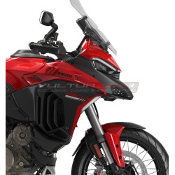 Pannelli laterali originali versione red / matt black - Ducati Multistrada V4 Rally