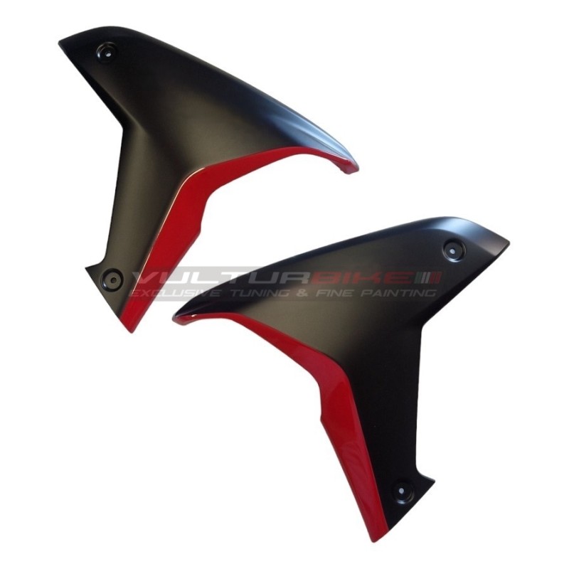 Pannelli laterali originali versione black red - Ducati Multistrada V4 Rally