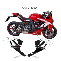 Kit adesivi per carene laterali design sport - Ducati Supersport 950