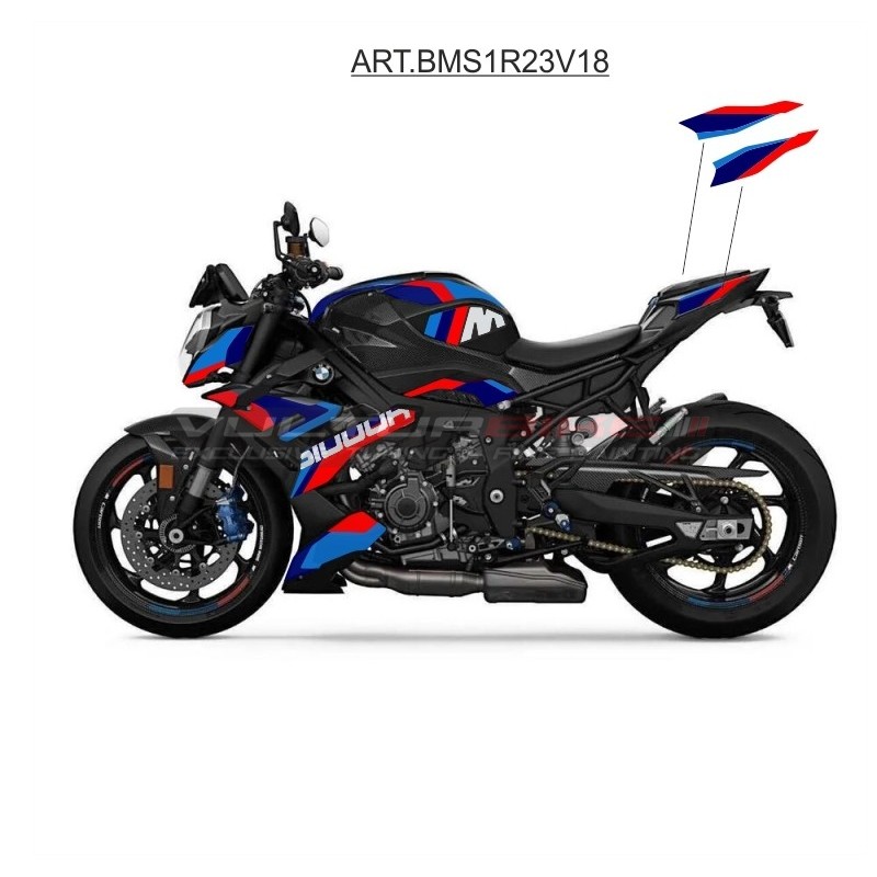 Pair of tricolor stickers for tail - BMW S1000R