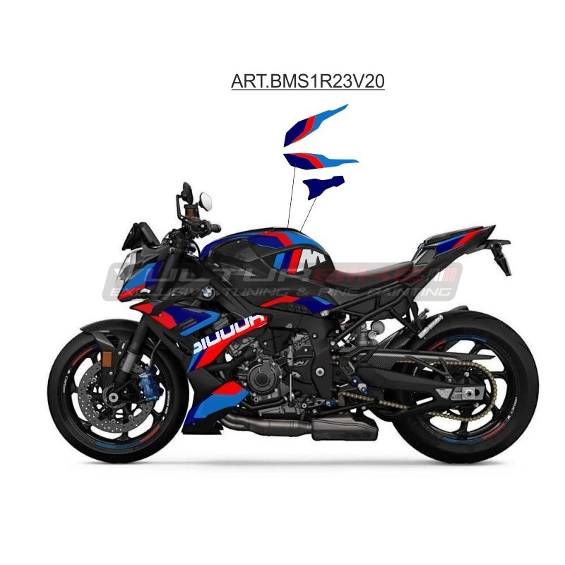 Tricolor stickers kit for tank - BMW S1000R