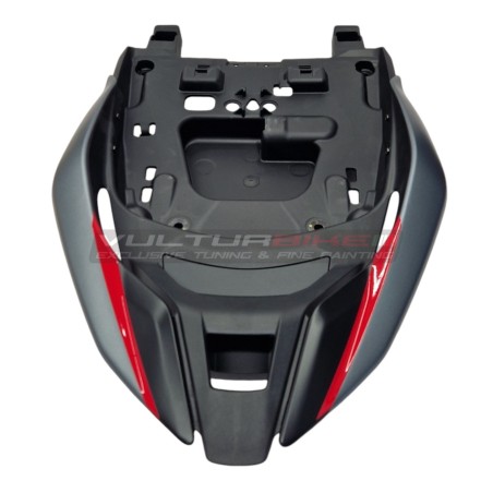 Queue de cochon avec poignée version RS pour Ducati Multistrada V4S Aviator Gris