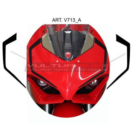 2 Pegatinas parabrisas - Ducati Panigale V4 / V4S / V4R / V2 2020