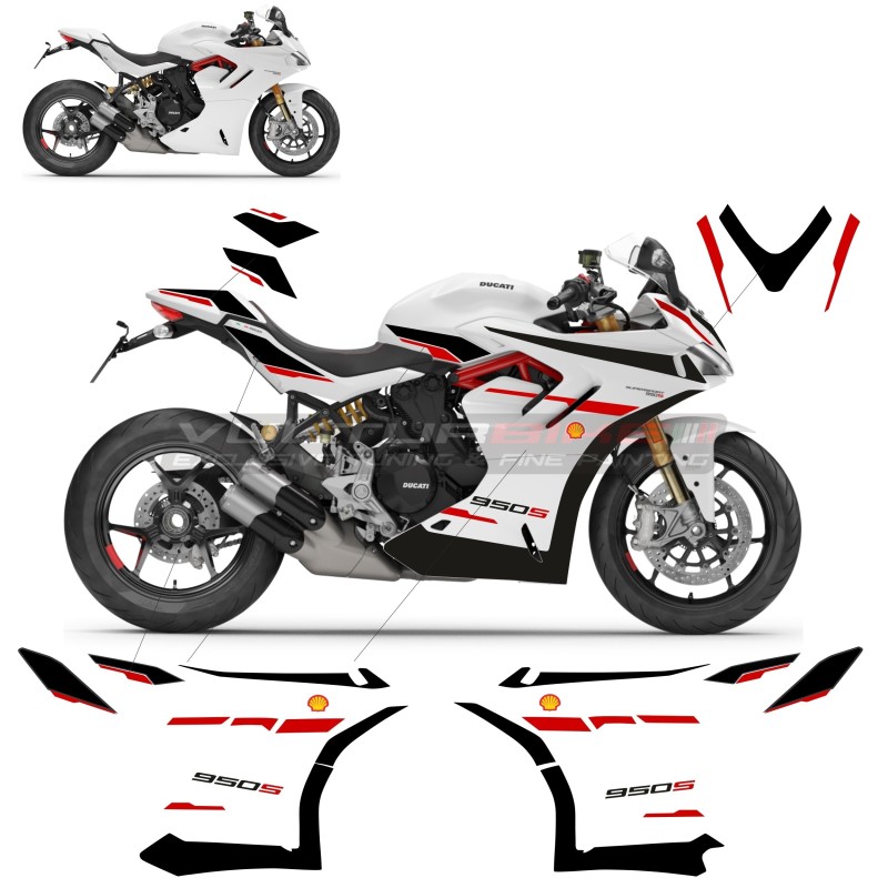 Kit adesivi completo design personalizzato - Ducati Supersport 950 / 950S