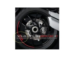 Grand Tour design wheel channel stickers - universal Ducati wheels