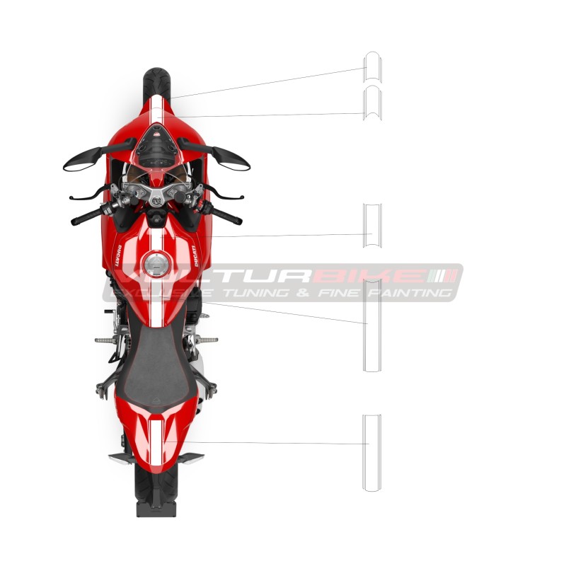 Kit de pegatinas con diseño de rayas - Ducati Supersport 939 / 950