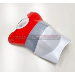 Painted elongated tank cover with Panigale V4S Corse 2019 design