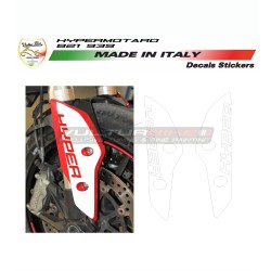 Autocollants pour garde-boue avant - Ducati Hypermotard / Hyperstrada 821 / 939