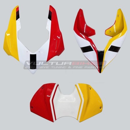 Komplette Verkleidung gelb und rot - Ducati Panigale V4 2022 / 2023