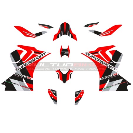 Komplettes Set für matte Aufkleber - Ducati Supersport 950 / 950S