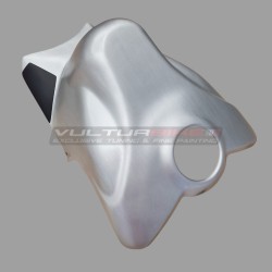 Cover serbatoio allungata verniciata effetto alluminio spazzolato - Ducati Panigale V4 / Streetfighter V4