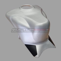 Cover serbatoio allungata verniciata effetto alluminio spazzolato - Ducati Panigale V4 / Streetfighter V4