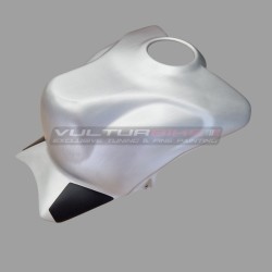 Tapa de depósito alargada pintada con efecto aluminio cepillado - Ducati Panigale V4 / Streetfighter V4