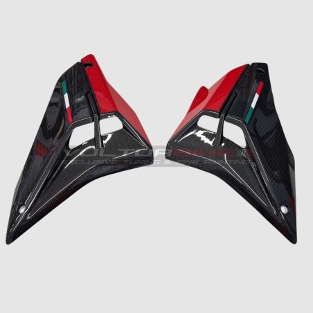 Carene laterali inferiori e cover radiatore personalizzate nuova linea - Ducati Streetfighter V4 / V4S 