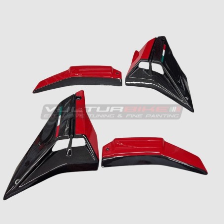 Carene laterali inferiori e cover radiatore personalizzate nuova linea - Ducati Streetfighter V4 / V4S 