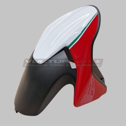 Garde-boue avant carbone design tricolore - Ducati Streetfighter / Panigale V2 / V4