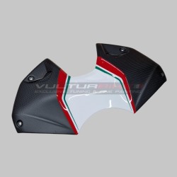 Carbon battery cover tricolor design - Ducati Streetfighter V4 / V4S