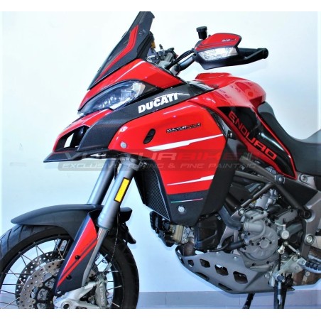 Carene laterali carbonio exclusive design - Ducati Multistrada Enduro 1200 / 1260 