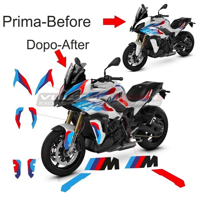 Ergänzende dekorative Aufkleber-Sets - BMW S1000XR 2020 / 2023