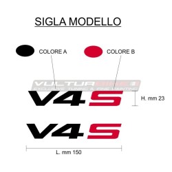 Kit de pegatinas para carenados Ducati - todos los modelos V4 S