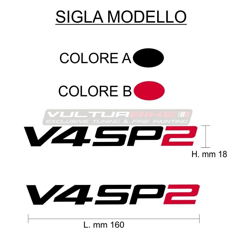 Pegatinas para carenados Ducati Panigale V4SP2