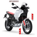 Adesivi stripe design per parafango anteriore - Ducati DesertX