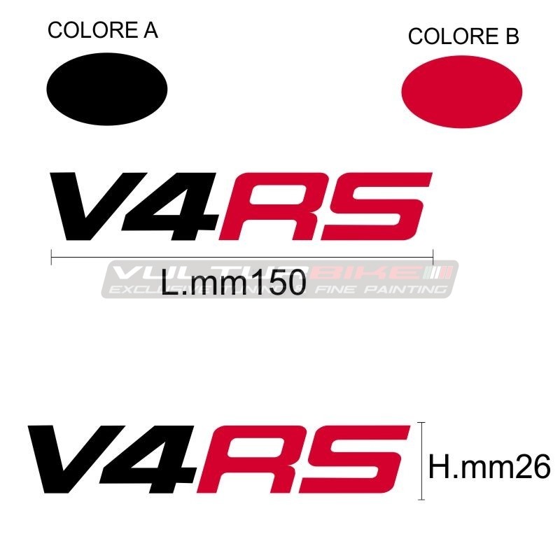 Stickers kit - model code - fairings Ducati V4RS