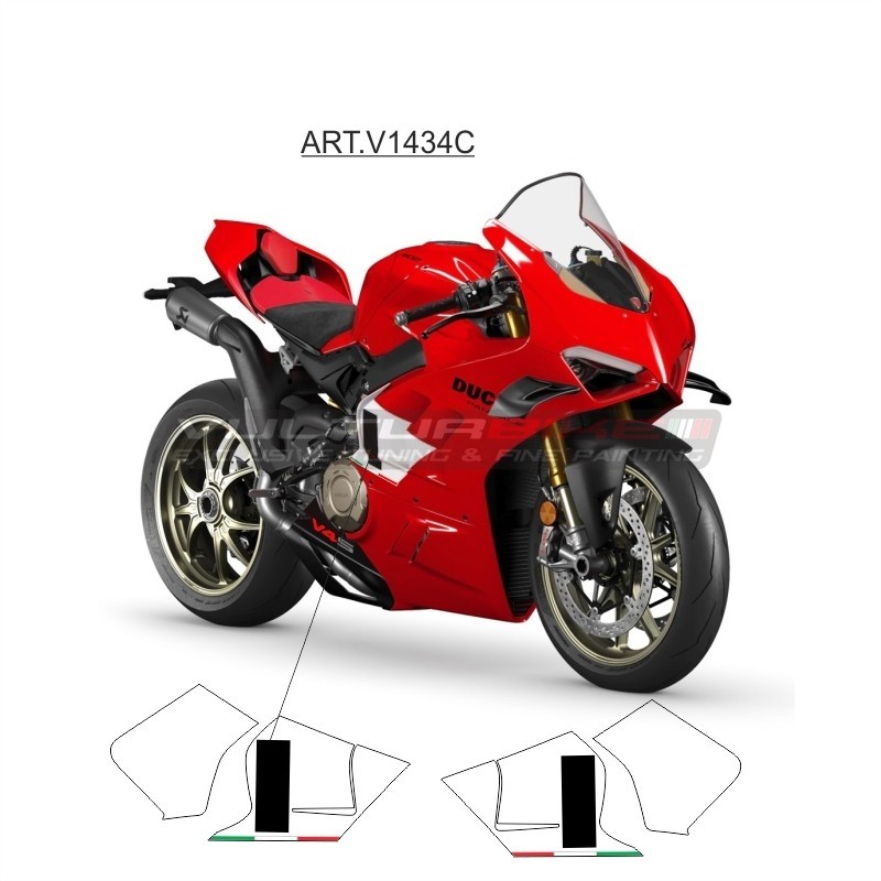 Custom decals for side fairings - Ducati Panigale V4